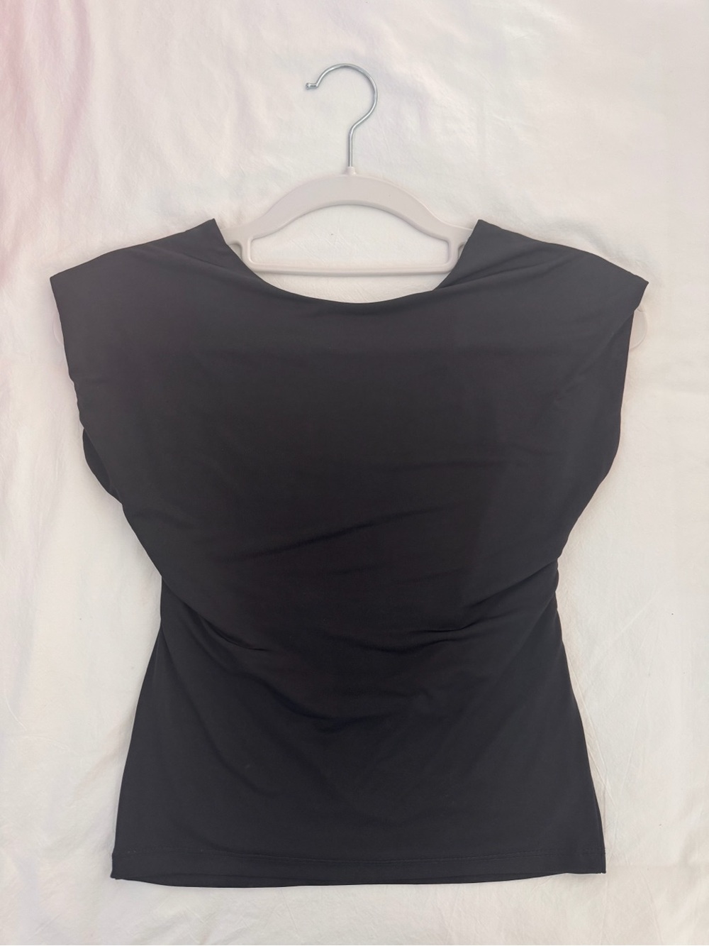 Stradivarius Black Backless Tank Top